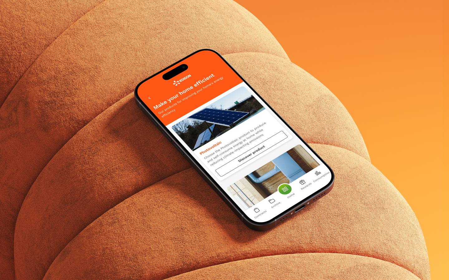 A service in the app: photovoltaic, with what it does for the home and the way to add it.